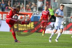 1. BL - Saison 2016/2017 - FC Ingolstadt 04 - TSG 1899 Hoffenheim - Marcel Tisserand (#32 FCI) - Kramaric Andrej weiss #27 Hoffenheim - Foto: Meyer Jürgen