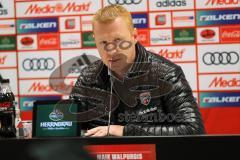 1. Bundesliga - Fußball - FC Ingolstadt 04 - RB Leipzig - 1:0 - Pressekonferenz nach dem Spiel mit Cheftrainer Maik Walpurgis (FCI)