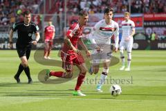 1. Bundesliga - Fußball - FC Ingolstadt 04 - Bayer 04 Leverkusen - Pascal Groß (10, FCI) Kai Havertz (Leverkusen 29)