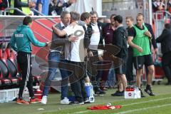 1. Bundesliga - Fußball - FC Ingolstadt 04 - SV Darmstadt 98 - Spiel ist aus Jubel Sieg 3:2, Sportdirektor Thomas Linke (FCI)