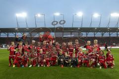 1. Bundesliga - Fußball - FC Ingolstadt 04 - VfL Wolfsburg - Einlauf Kids Kinder Schanzi Sportpark