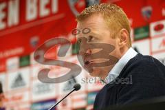 1. Bundesliga - Fußball - FC Ingolstadt 04 - SC Freiburg - 1:2 - Pressekonferenz nach dem Spiel, Cheftrainer Maik Walpurgis (FCI)
