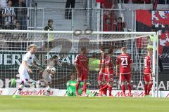 1. Bundesliga - Fußball - FC Ingolstadt 04 - Bayer 04 Leverkusen - Ausgleich Tor für Bayer Kai Havertz (Leverkusen 29), Torwart Martin Hansen (35, FCI) sitzt am Boden
