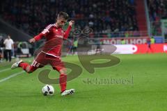 1. Bundesliga - Fußball - FC Ingolstadt 04 - FC Augsburg - Stefan Lex (14, FCI) Flanke