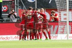 1. BL - Saison 2016/2017 - FC Ingolstadt 04 - FC Schalke 04 - Pascal Groß (#10 FCI) zum 1:1 Ausgleich durch  Elfmeter - Jubel - Foto: Meyer Jürgen