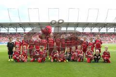 1. Bundesliga - Fußball - FC Ingolstadt 04 - Bayer 04 Leverkusen - Einlaufkinder Kids