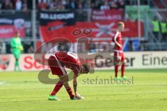 1. Bundesliga - Fußball - FC Ingolstadt 04 - 1. FSV Mainz 05 - Pascal Groß (10, FCI) Krampf im Fuß
