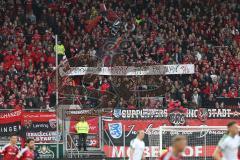 1. BL - Saison 2016/2017 - FC Ingolstadt 04 - SV Werder Bremen - Spruchband - Banner - Choreo - Südkurve - Fans - Foto: Meyer Jürgen