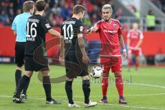 1. BL - Saison 2016/2017 - FC Ingolstadt 04 - FC Augsburg - Lezano Farina,Dario (#37 FCI) - Foto: Meyer Jürgen