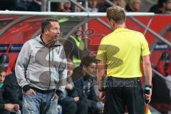 1. Bundesliga - Fußball - FC Ingolstadt 04 - Eintracht Frankfurt - 0:2 - Cheftrainer Markus Kauczinski (FCI) schimpft zum Schiedsrichter