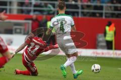 1. BL - Saison 2016/2017 - FC Ingolstadt 04 - SV Werder Bremen - Lezcano Farina,Dario (#37 FCI) trifft zum 1:0 Führungstreffer - Jubel - Foto: Meyer Jürgen