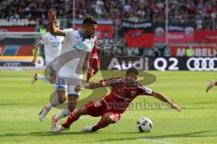 1. Bundesliga - Fußball - FC Ingolstadt 04 - TSG 1899 Hoffenheim - Kerem Demirbay (TSG 13) foult Almog Cohen (36, FCI)