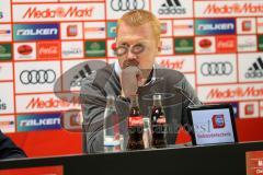 1. Bundesliga - Fußball - FC Ingolstadt 04 - 1. FC Köln - Pressekonferenz nach dem Spiel, Cheftrainer Maik Walpurgis (FCI)
