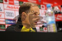 1. Bundesliga - Fußball - FC Ingolstadt 04 - Borussia Dortmund - Pressekonferenz nach dem Spiel Cheftrainer Thomas Tuchel (BVB Trainer) und Cheftrainer Markus Kauczinski (FCI)