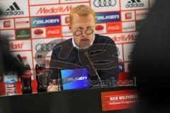 1. Bundesliga - Fußball - FC Ingolstadt 04 - SC Freiburg - 1:2 - Pressekonferenz nach dem Spiel, Cheftrainer Maik Walpurgis (FCI)