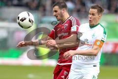 1. Bundesliga - Fußball - FC Ingolstadt 04 - Werder Bremen - Pascal Groß (10, FCI)  gegen Niklas Moisander (18 Bremen)