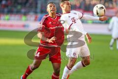 1. BL - Saison 2016/2017 - FC Ingolstadt 04 - FC Bayern München - Marvin Matip (#34 FCI) - Thiago weiss FC Bayern München - Foto: Meyer Jürgen