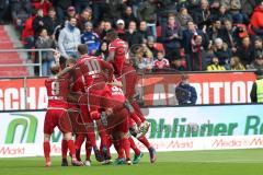 1. Bundesliga - Fußball - FC Ingolstadt 04 - Borussia Dortmund - Almog Cohen (36, FCI) trifft zum 1:0 Tor Jubel
