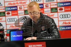1. Bundesliga - Fußball - FC Ingolstadt 04 - RB Leipzig - 1:0 - Pressekonferenz nach dem Spiel mit Cheftrainer Maik Walpurgis (FCI)