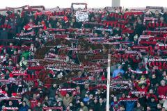 1. BL - Saison 2016/2017 - FC Ingolstadt 04 - Hamburger SV - Fans - Fankurve - Banner - Spruchband - 2.Liga - HSV - Foto: Meyer Jürgen
