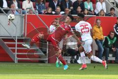 1. BL - Saison 2016/2017 - FC Ingolstadt 04 - 1. FSV Mainz 05 - Alfredo Morales (#6 FCI) - Jean-Philippe
Gbamin weiss Mainz - Foto: Meyer Jürgen