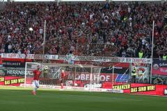 1. BL - Saison 2016/2017 - FC Ingolstadt 04 - SV Darmstadt - Fankurve - Banner - Choreo - Foto: Meyer Jürgen