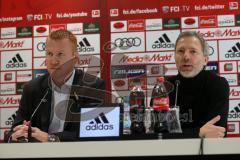 1. Bundesliga - Fußball - FC Ingolstadt 04 - Vorstellung neuer Cheftrainer Maik Walpurgis Pressekonferenz - Sportdirektor Thomas Linke (FCI)