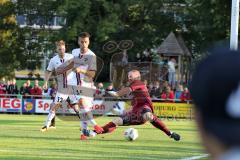 1. Bundesliga - Fußball - Testspiel - FC Ingolstadt 04 - VfB Eichstädt - links Stefan Lex (14, FCI) trifft zum 0:3 Tor Jubel Torwart Jonas Herter Chancenlos