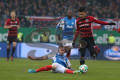 2. Bundesliga - Fußball - Holstein Kiel - FC Ingolstadt 04 - Dominick Drexler (24 Kiel) Alfredo Morales (6, FCI)