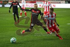 2. Bundesliga - 1. FC Union Berlin - FC Ingolstadt 04 - Sonny Kittel (10, FCI) Hedlund, Simon (Union 17)