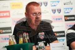 2. Bundesliga - Fußball - SV Sandhausen - FC Ingolstadt 04 - 1:0 - Pressekonferenz nach dem Spiel, Cheftrainer Maik Walpurgis (FCI)
