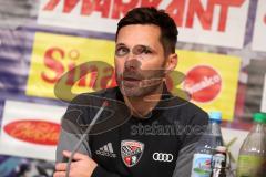 2. Bundesliga - Fußball - Holstein Kiel - FC Ingolstadt 04 - Pressekonferenz nach dem Spiel, Cheftrainer Stefan Leitl (FCI)