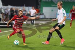 2. Bundesliga - Fußball - SpVgg Greuther Fürth FC Ingolstadt 04 - Thomas Pledl (30, FCI) und Philipp Hofmann (Fürth)