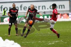 2. BL - Saison 2017/2018 - 1.FC Kaiserslautern - FC Ingolstadt 04 - Tobias Levels (#3 FCI) - Foto: Meyer Jürgen
