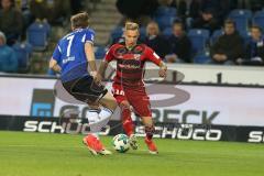 2. Bundesliga - Fußball - DSC Arminia Bielefeld - FC Ingolstadt 04 - Patrick Weihrauch (7 DSC) Sonny Kittel (10, FCI)