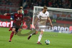 2. Bundesliga - Fußball - 1. FC Nürnberg - FC Ingolstadt 04 - Kevin Möhwald (14 FCN) Hauke Wahl (25, FCI)