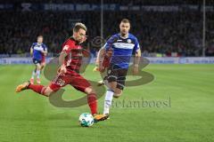 2. Bundesliga - Fußball - DSC Arminia Bielefeld - FC Ingolstadt 04 - Stefan Kutschke (20, FCI) zieht ab