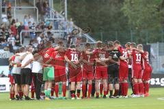 2. Bundesliga - Fußball - SV Sandhausen - FC Ingolstadt 04 - 1:0 - Spiel ist aus Niederlage für FCI, Cheftrainer Maik Walpurgis (FCI) hält Ansprache am Platz