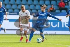 2. BL - Saison 2017/2018 - VFL Bochum - FC Ingolstadt 04 - Sonny Kittel (#10 FCI) - Stefano Celozzi (#21 Bochum) - Foto: Meyer Jürgen