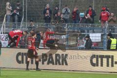 2. Bundesliga - Fußball - Holstein Kiel - FC Ingolstadt 04 - 0:0 Schanzer bedanken sich bei den mitgereisten Fans
