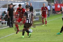 2. Bundesliga - Fußball - SV Sandhausen - FC Ingolstadt 04 - 1:0 - Antonio Colak (7, FCI) Paqarada, Leart (19 SV)