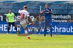 2. BL - Saison 2017/2018 - VFL Bochum - FC Ingolstadt 04 - Sonny Kittel (#10 FCI) - Kevin Stöger (#22 Bochum) - - Foto: Meyer Jürgen