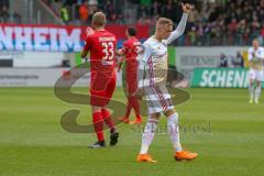 2. BL - Saison 2017/2018 - FC Heidenheim - FC Ingolstadt 04 - Sonny Kittel (#10 FCI) mit Daumen hoch - Foto: Meyer Jürgen