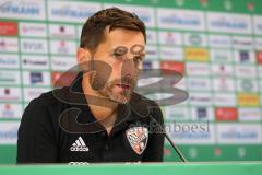 2. Bundesliga - Fußball - SpVgg Greuther Fürth FC Ingolstadt 04 - Pressekonferenz nach dem Spiel Cheftrainer Stefan Leitl (FCI)