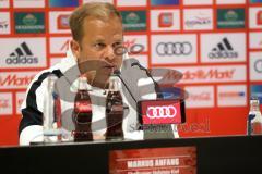 2. Bundesliga - Fußball - FC Ingolstadt 04 - Holstein Kiel - Cheftrainer Markus Anfang (Kiel) Pressekonferenz nach dem Spiel