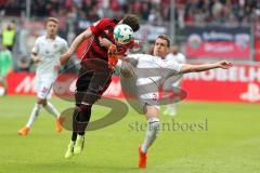 2. Bundesliga - Fußball - FC Ingolstadt 04 - 1. FC Nürnberg - Stefan Kutschke (20, FCI) Georg Margreitter (33 FCN)