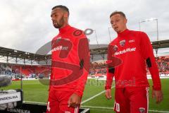 2. BL - Saison 2017/2018 - FC Ingolstadt 04 - MSV Duisburg - Marvin Matip (#34 FCI) - Sonny Kittel (#10 FCI) - Foto: Meyer Jürgen