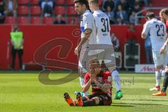 2. BL - Saison 2017/2018 - FC Ingolstadt 04 - Arminia Bielefeld - Sonny Kittel (#10 FCI) mit einem Fallrückzieher - Enttäuscht - Traurig -  Foto: Meyer Jürgen