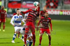 2. BL - Saison 2017/2018 - FC Ingolstadt 04 - MSV Duisburg - Alfredo Morales (#6 FCI) beim Kopfball - Foto: Meyer Jürgen