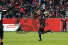 2. Bundesliga - Fußball - FC Ingolstadt 04 - SpVgg Greuther Fürth - Tor Jubel 2:0 Alfredo Morales (6, FCI)